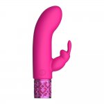 Royal Gems Dazzling Rechargeable Rabbit Bullet Pink