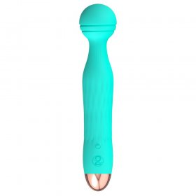 Cuties Silk Touch Rechargeable Mini Vibrator Green