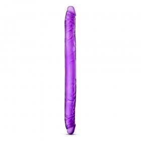 B Yours 16 Inch Purple Double Dildo