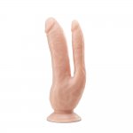 Dr. Skin Dual 8 Inch Dual Penetrating Dildo With Suction Cup