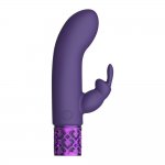 Royal Gems Dazzling Rechargeable Rabbit Bullet Purple