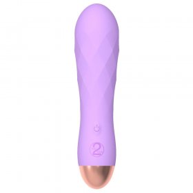 Cuties Silk Touch Rechargeable Mini Vibrator Purple