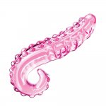 Icicles No. 24 Hand Blown Pink Glass Dildo